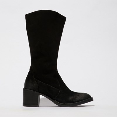 Black Women's Fly London Balo096fly Ankle Boots | UKDE-07238