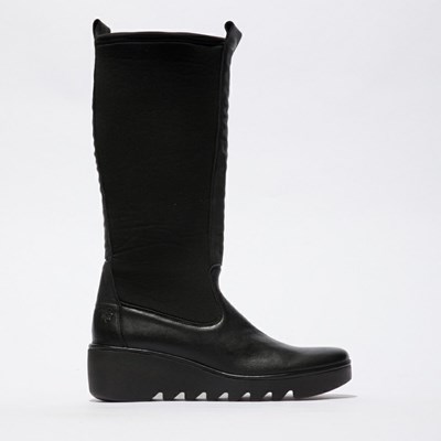 Black Women's Fly London Blye332fly Wedge | BYUC-31450
