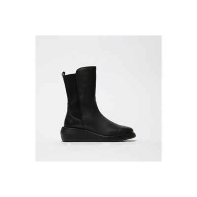 Black Women's Fly London Brin516Fly Wedge | YINM-36721
