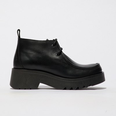 Black Women's Fly London Megg90fly Ankle Boots | QGAF-19406