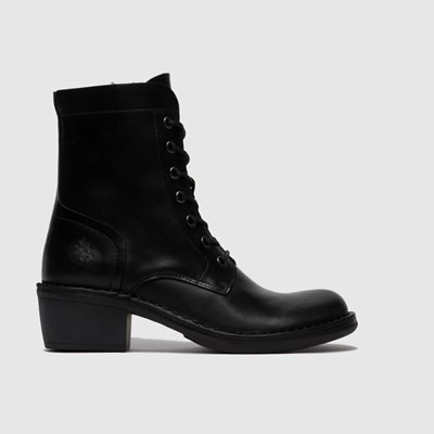 Black Women's Fly London Milu044fly Ankle Boots | BMGA-49638