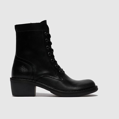 Black Women's Fly London Milu044fly Ankle Boots | CPVM-01572