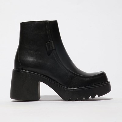 Black Women's Fly London Mite249fly Ankle Boots | WGRD-02516