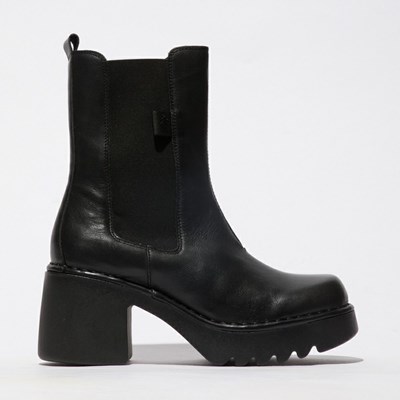 Black Women's Fly London Moya25fly Ankle Boots | NFVL-24856