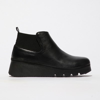 Black Women's Fly London Pada403fly Wedge | LUID-50247