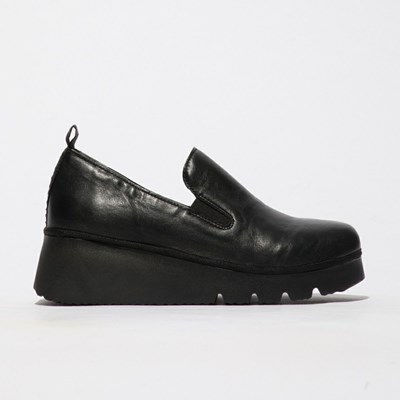 Black Women's Fly London Pece406fly Wedge | IXUL-82041