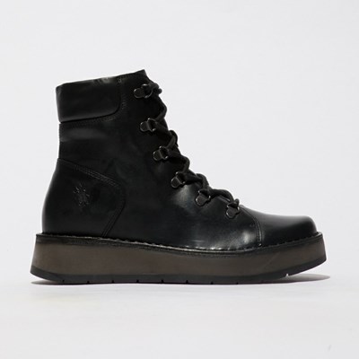 Black Women's Fly London Roxy094fly Ankle Boots | PFAX-03762