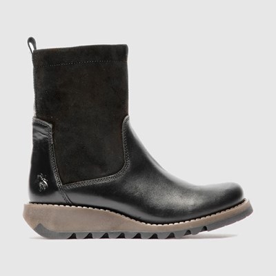 Black Women's Fly London Sauk794fly Ankle Boots | BHUT-78561