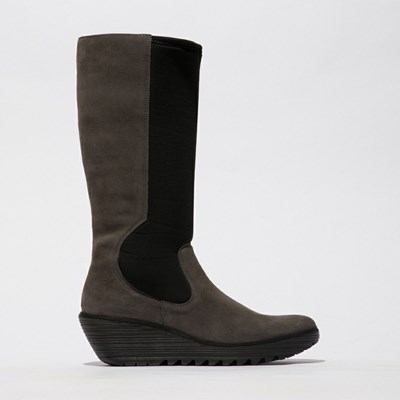 Brown Women's Fly London Yoja401fly Wedge | QKSW-20354