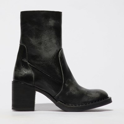 Dark Grey Women's Fly London Becy097fly Ankle Boots | MXOB-26548