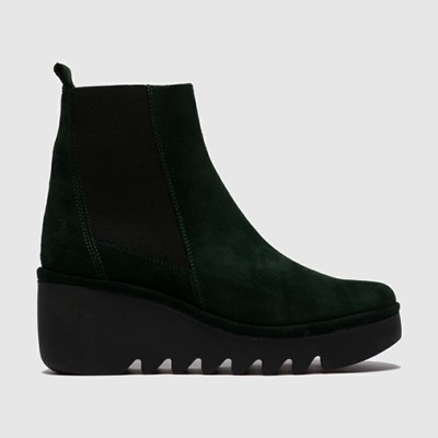 Green Women's Fly London Bagu233fly Ankle Boots | AJKM-47860