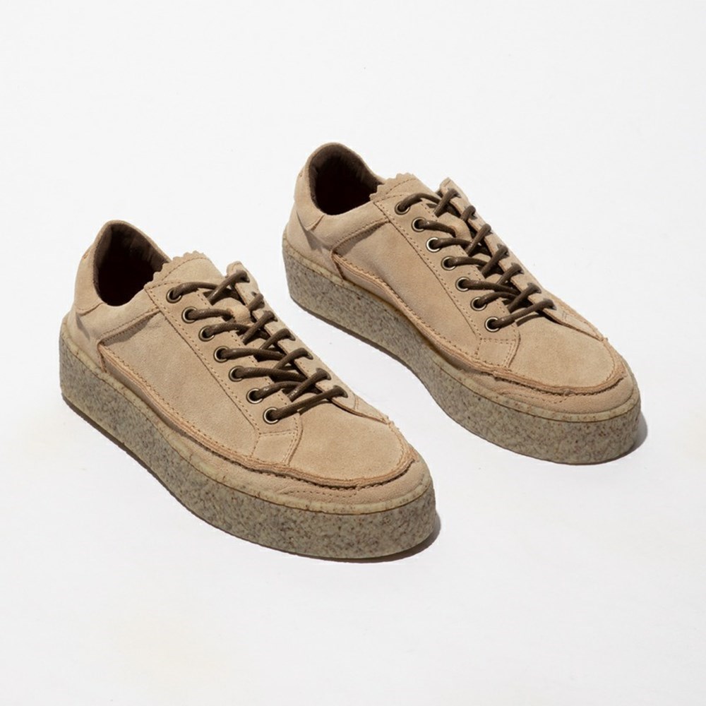 Beige Men's Fly London Ronn519fly Casual Shoes | SHVI-13207