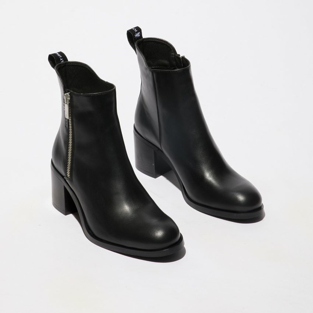 Black Women's Fly London Ader912fly Ankle Boots | AWQR-07496
