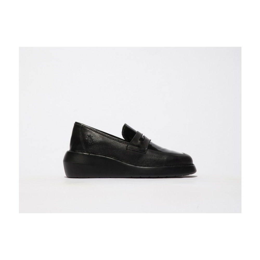 Black Women\'s Fly London Blar513fly Wedge | SJAO-35029