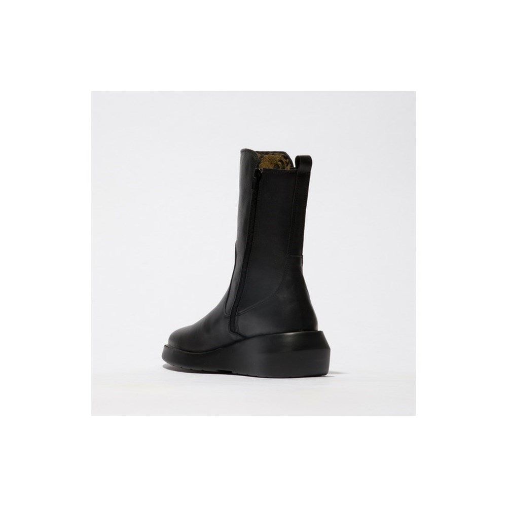 Black Women's Fly London Brin516Fly Wedge | YINM-36721