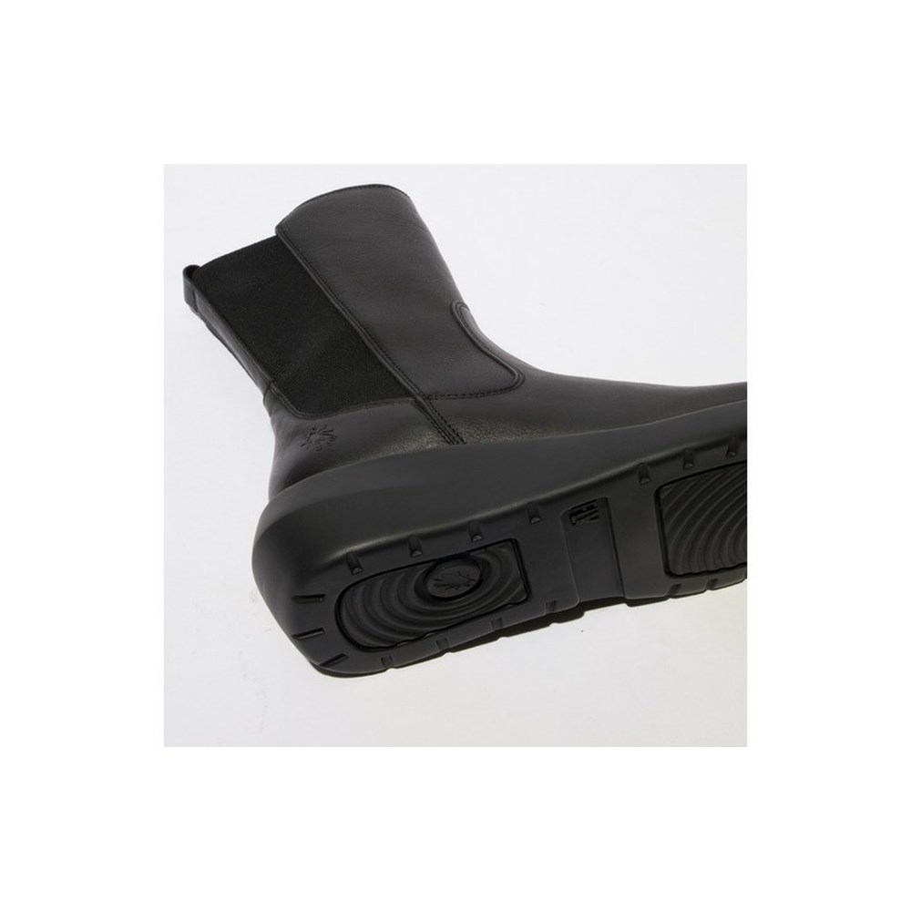 Black Women's Fly London Brin516Fly Wedge | YINM-36721