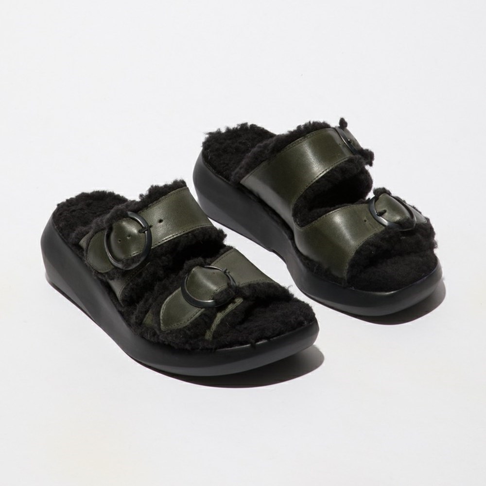 Black Women's Fly London Buga902fly Wedge | PFTN-41675