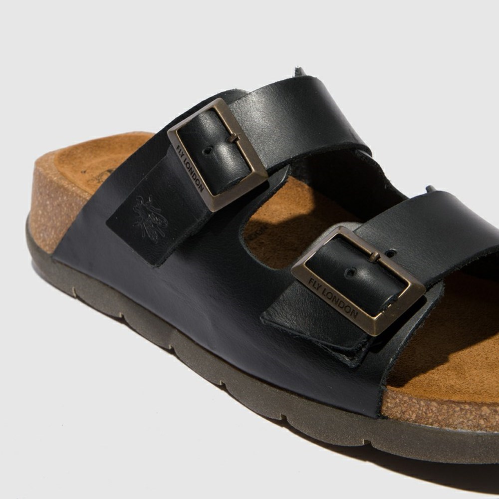 Black Women's Fly London Caja721fly Wedge | DFJC-12987