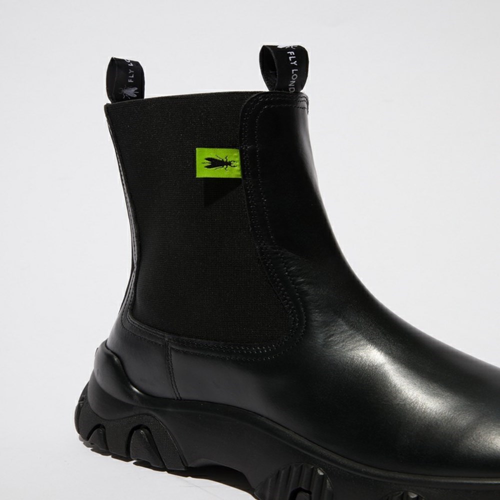 Black Women's Fly London Faty885fly Ankle Boots | FKRX-82379