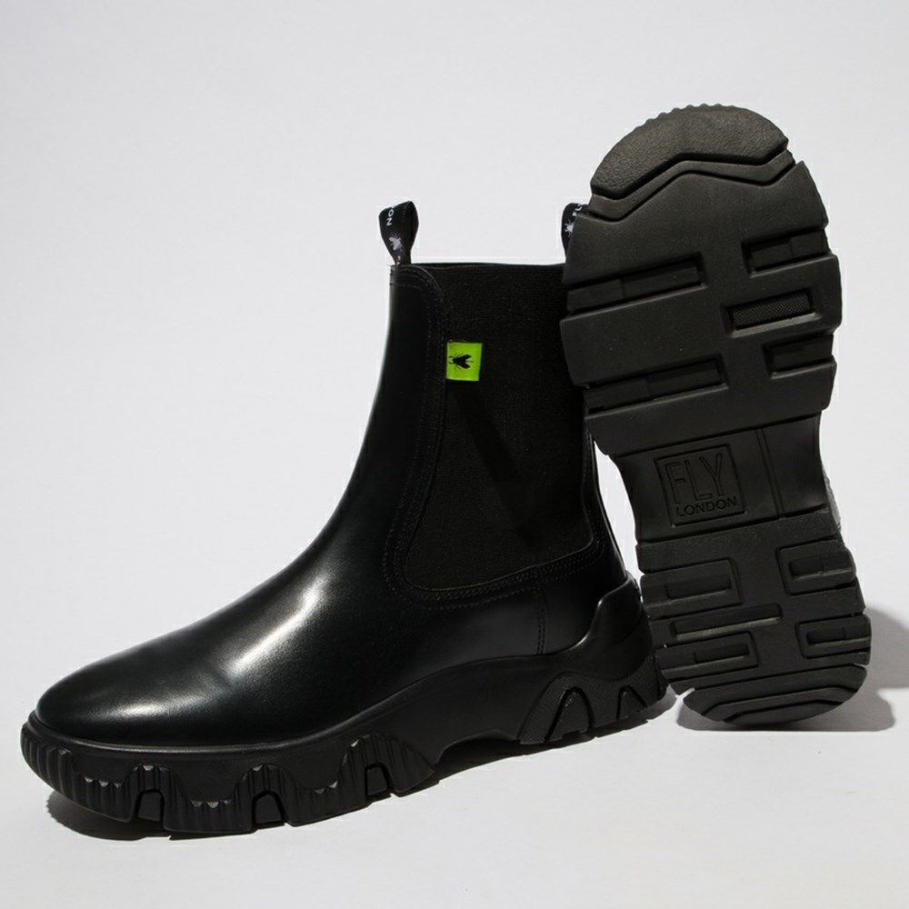 Black Women's Fly London Faty885fly Ankle Boots | FKRX-82379
