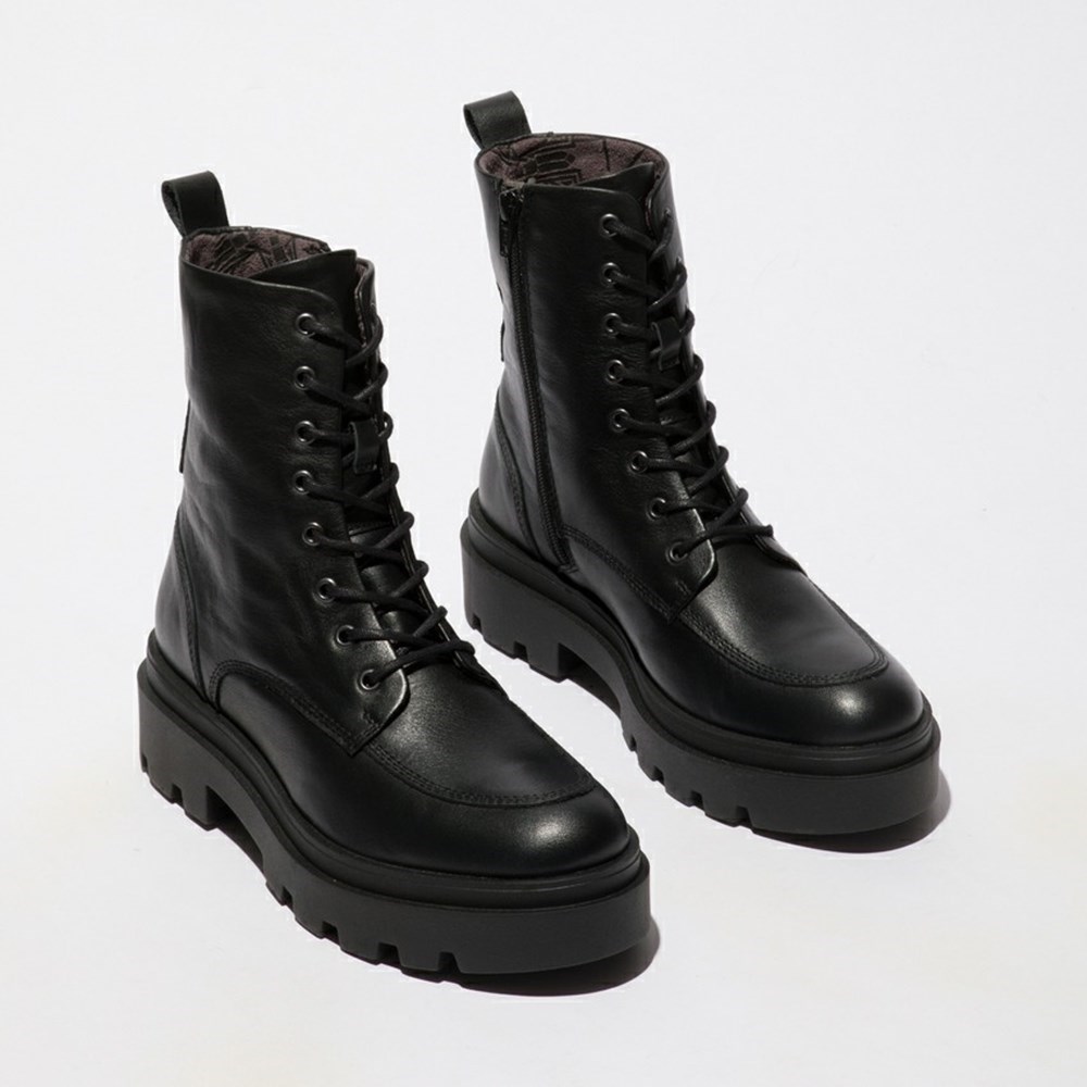 Black Women's Fly London Jaye878fly Ankle Boots | HGFO-03458