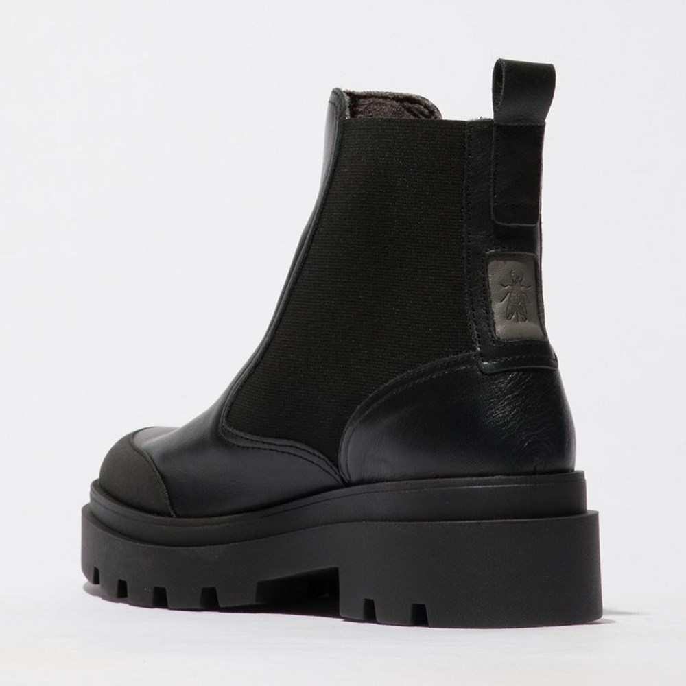 Black Women's Fly London Jeba879fly Ankle Boots | ORUY-37259