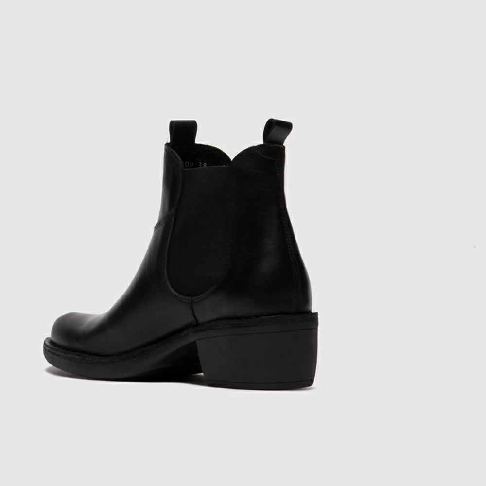 Black Women's Fly London Meme030fly Ankle Boots | AHRL-40261