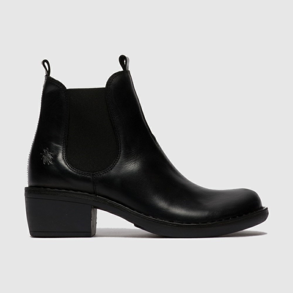 Black Women\'s Fly London Meme030fly Ankle Boots | AHRL-40261