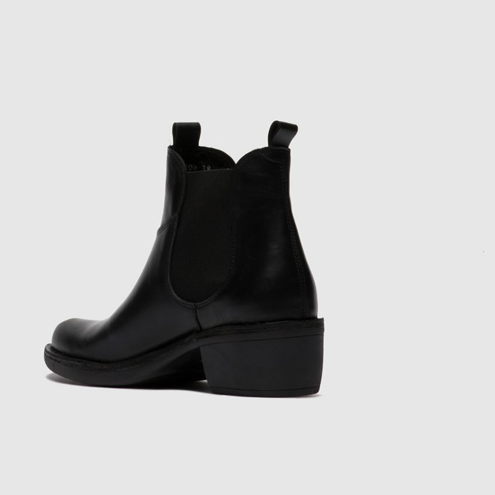 Black Women's Fly London Meme030fly Ankle Boots | NAGS-12739