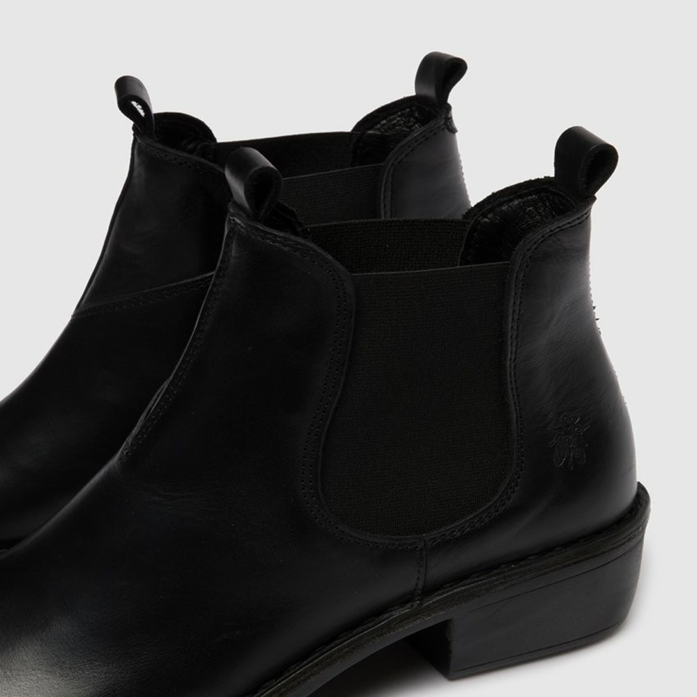 Black Women's Fly London Meme030fly Ankle Boots | NAGS-12739