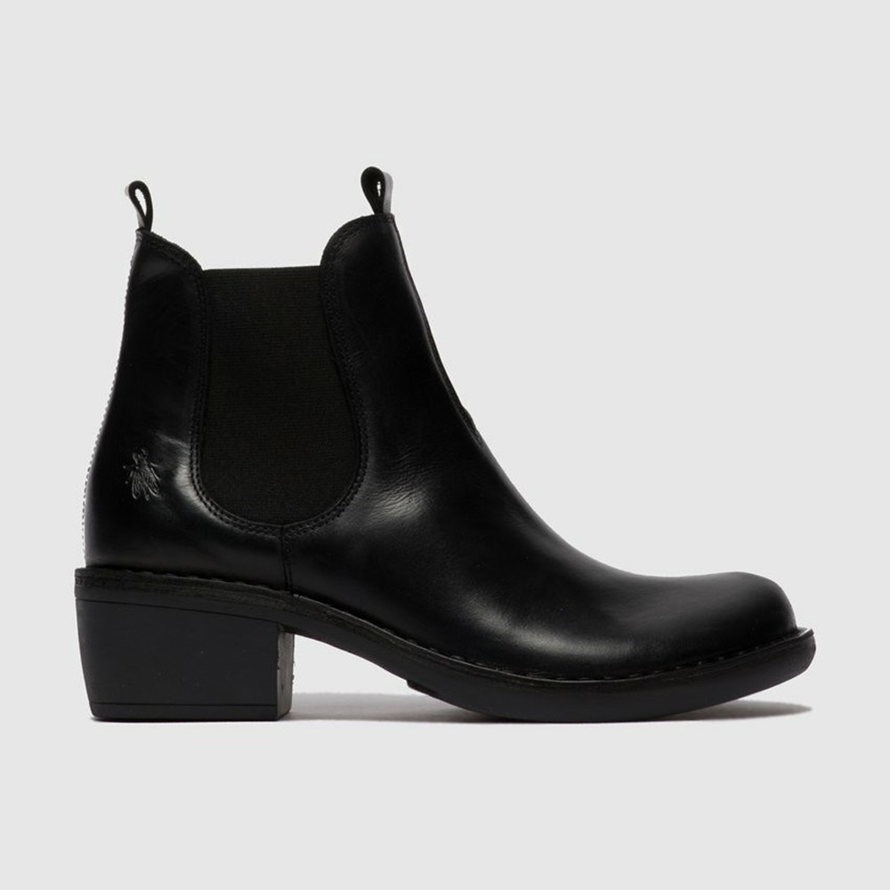 Black Women\'s Fly London Meme030fly Ankle Boots | NAGS-12739