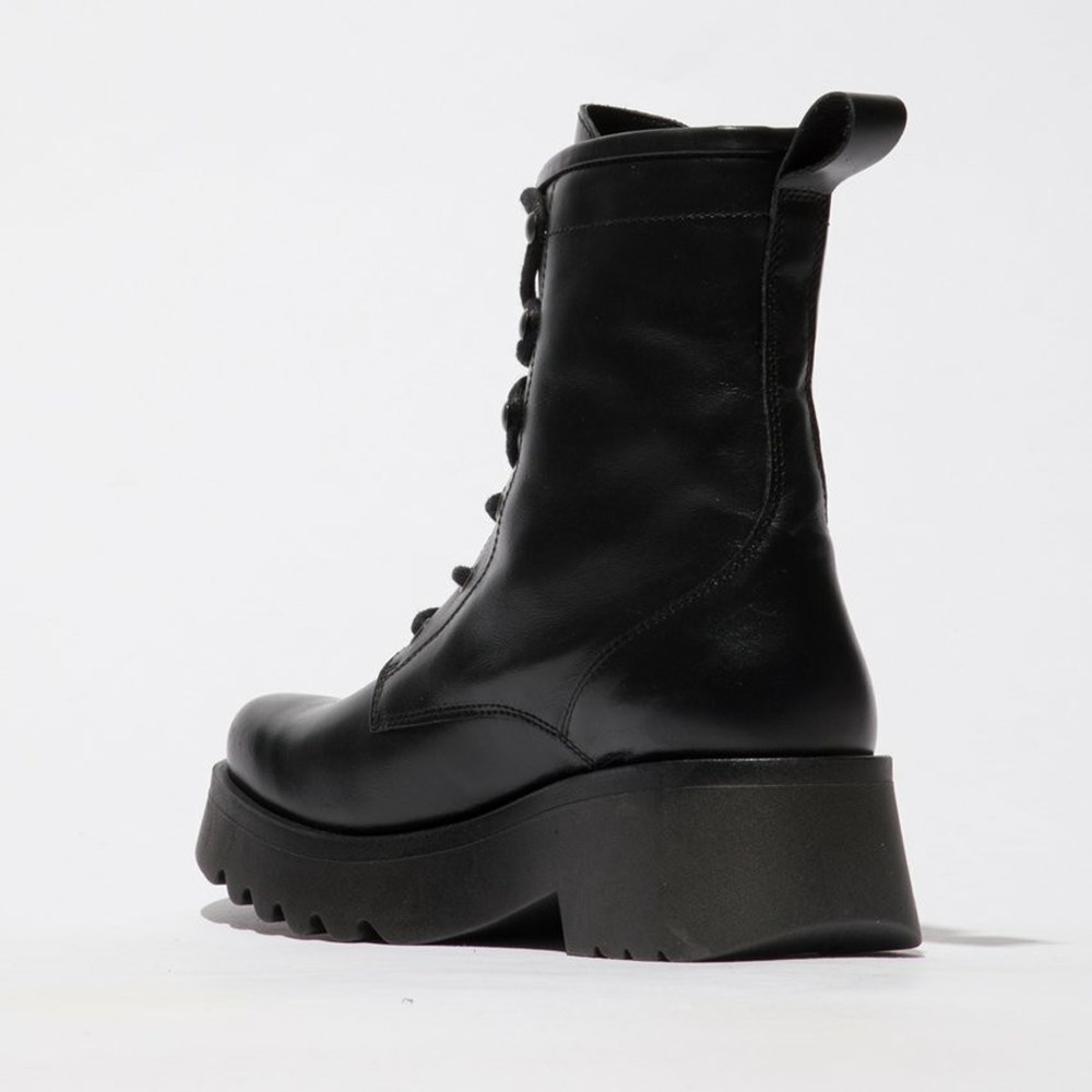 Black Women's Fly London Meth903fly Ankle Boots | ZWOP-06381