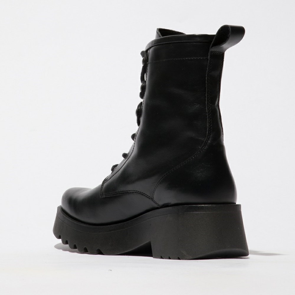 Black Women's Fly London Meth903fly Ankle Boots | ZYAP-89703
