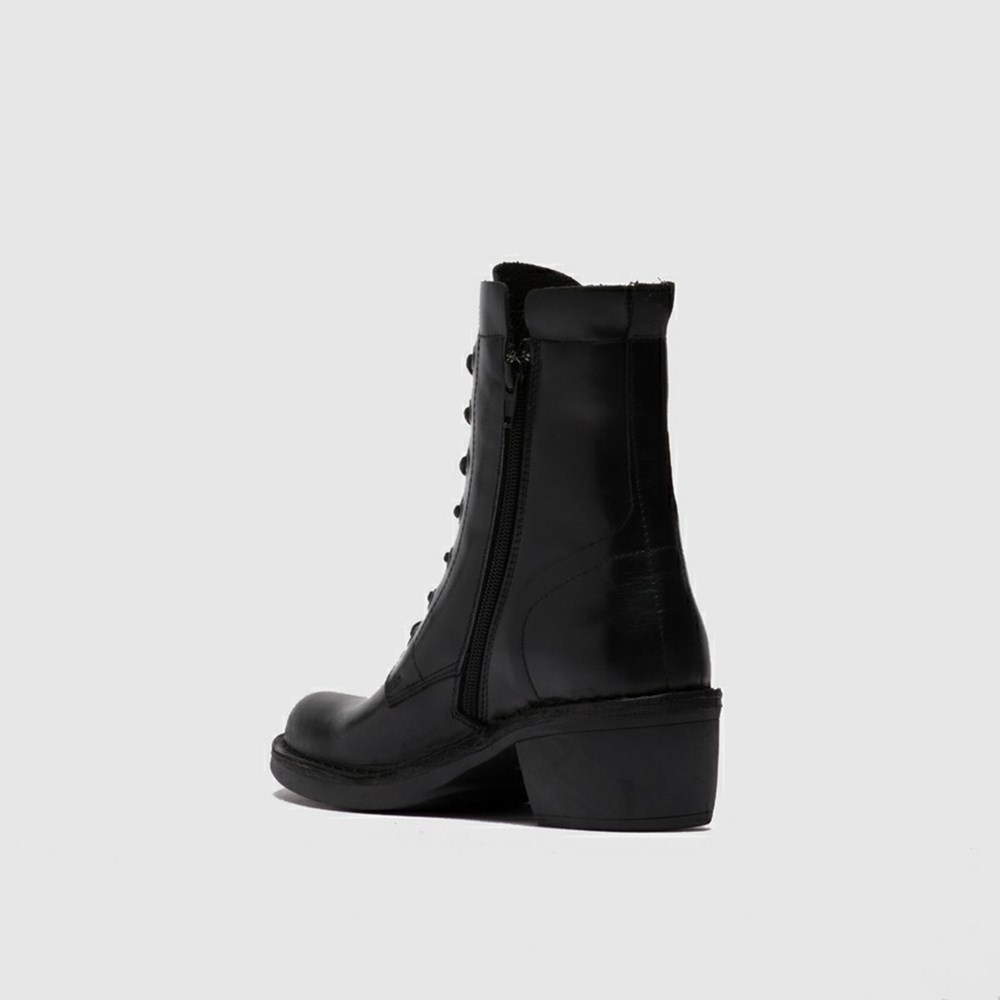 Black Women's Fly London Milu044fly Ankle Boots | CPVM-01572