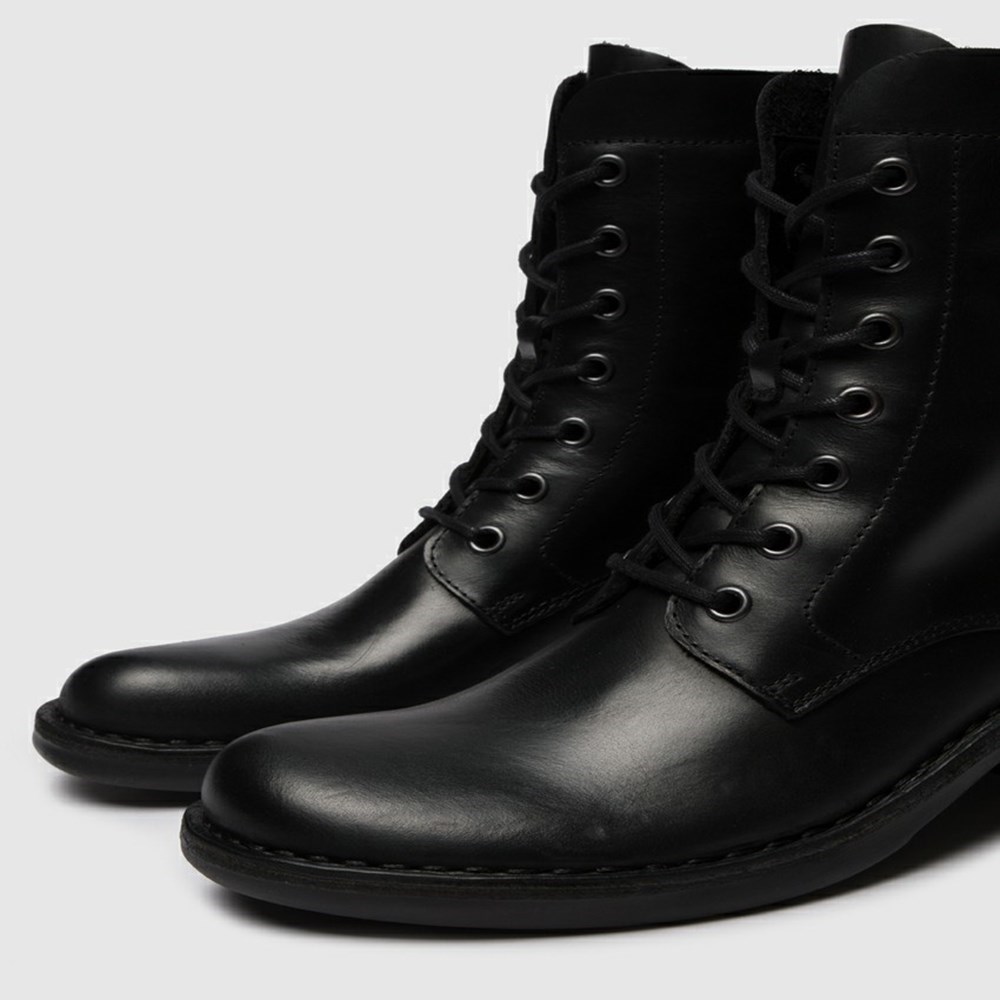 Black Women's Fly London Milu044fly Ankle Boots | CPVM-01572