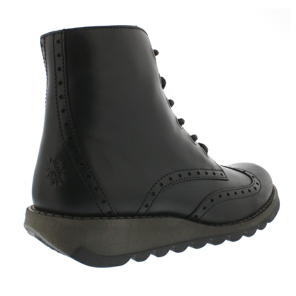 Black Women's Fly London Sarl069fly Wedge | IPTK-45138