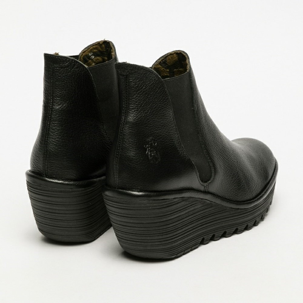 Black Women's Fly London Yoss Ankle Boots | HEYZ-75021