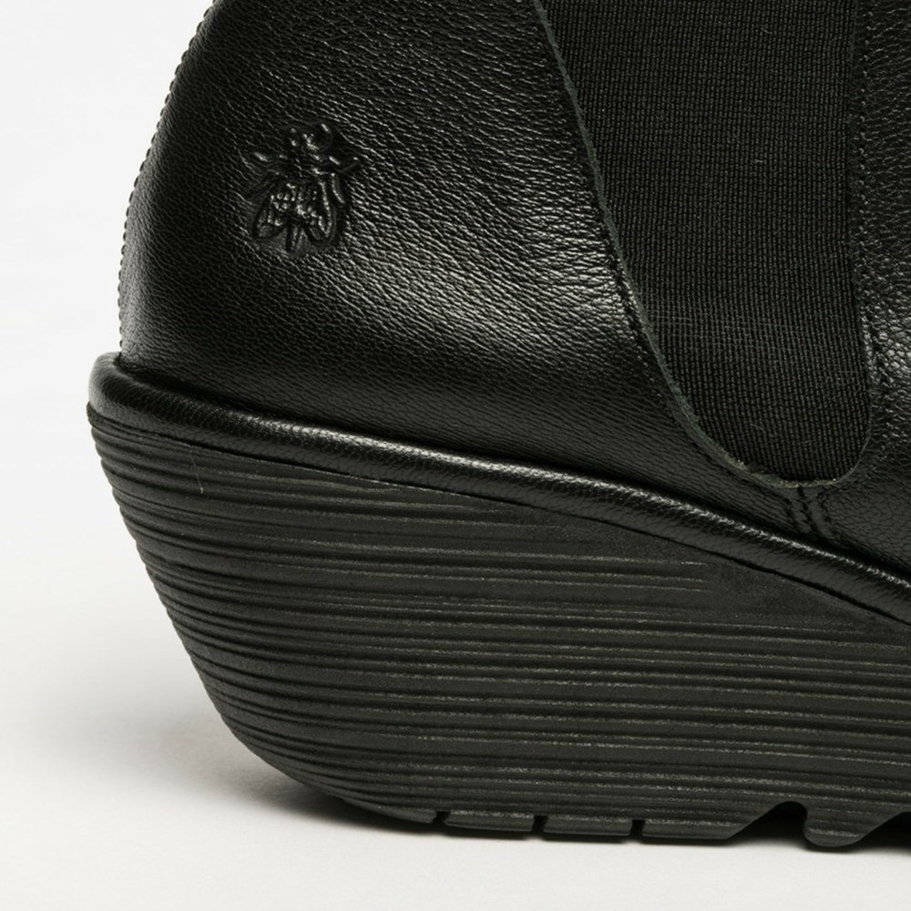 Black Women's Fly London Yoss Ankle Boots | HEYZ-75021