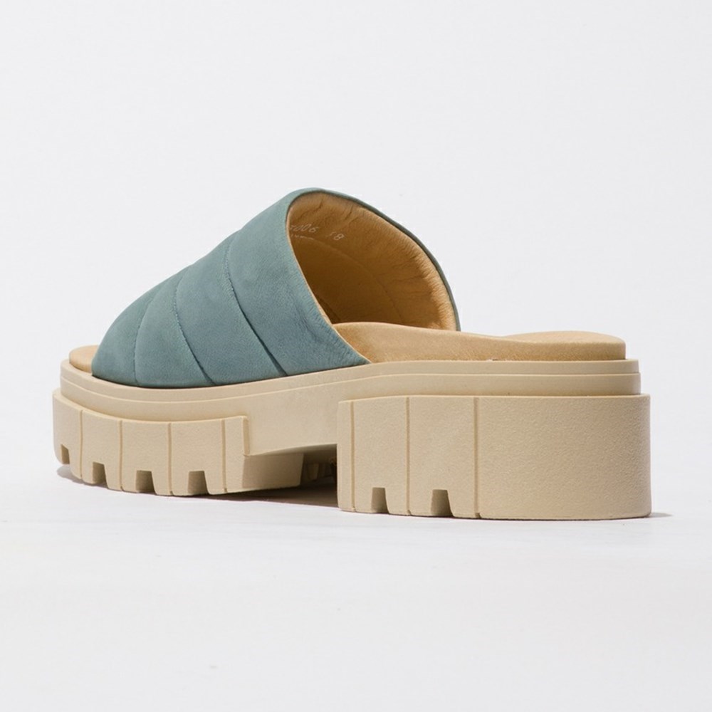 Blue Women's Fly London Jasy863fly Sandals | EISQ-23640