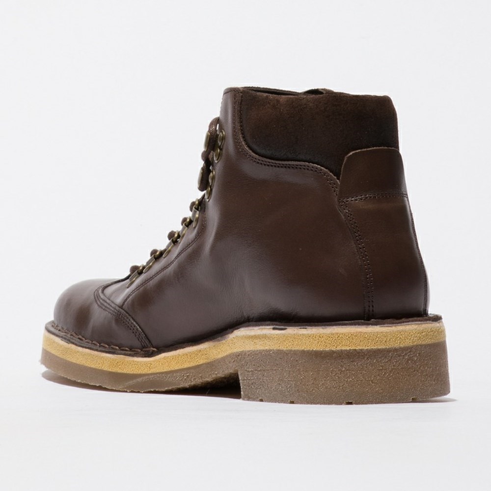Brown Men's Fly London Reus075fly Casual Shoes | WQSF-53481