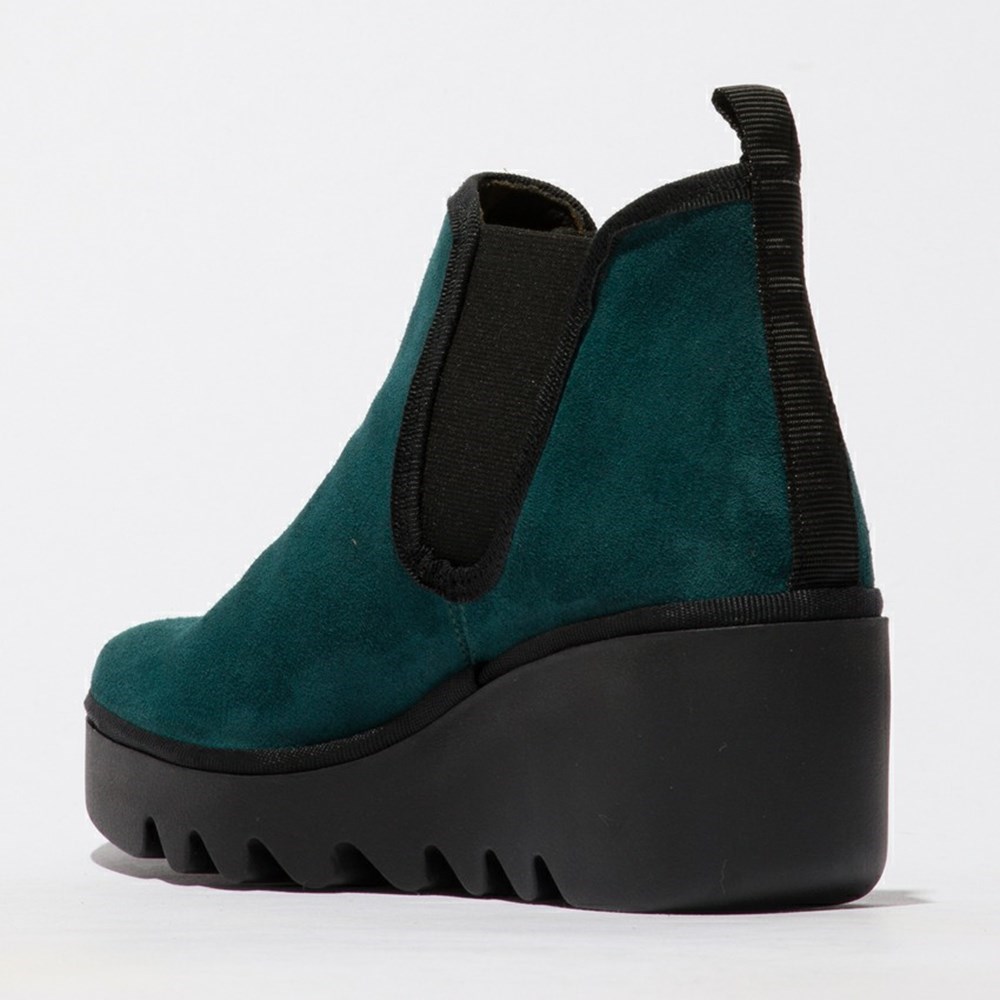 Brown Women's Fly London Byne349Fly Ankle Boots | CEDT-51470