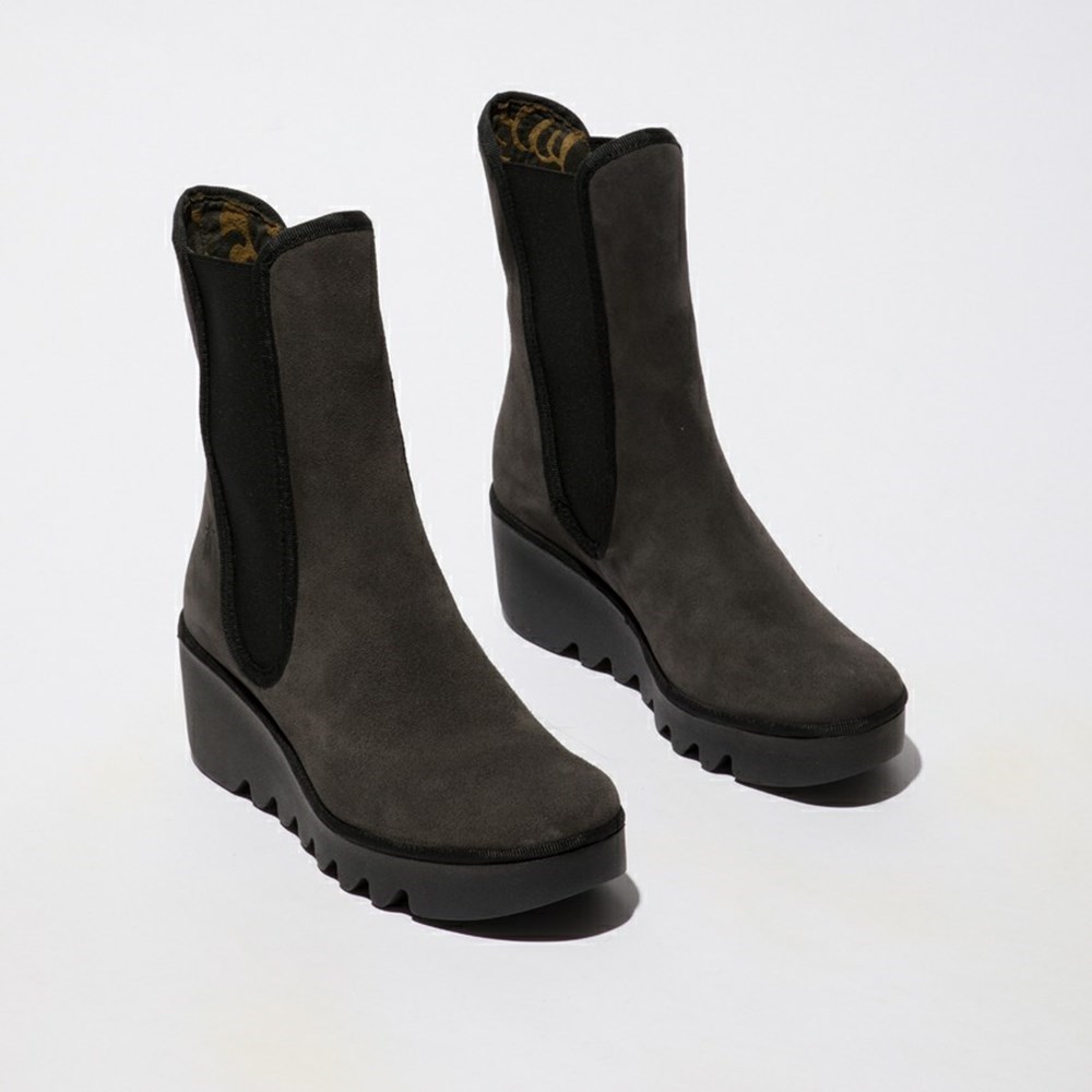 Brown Women's Fly London Byro395fly Ankle Boots | GRSV-53801