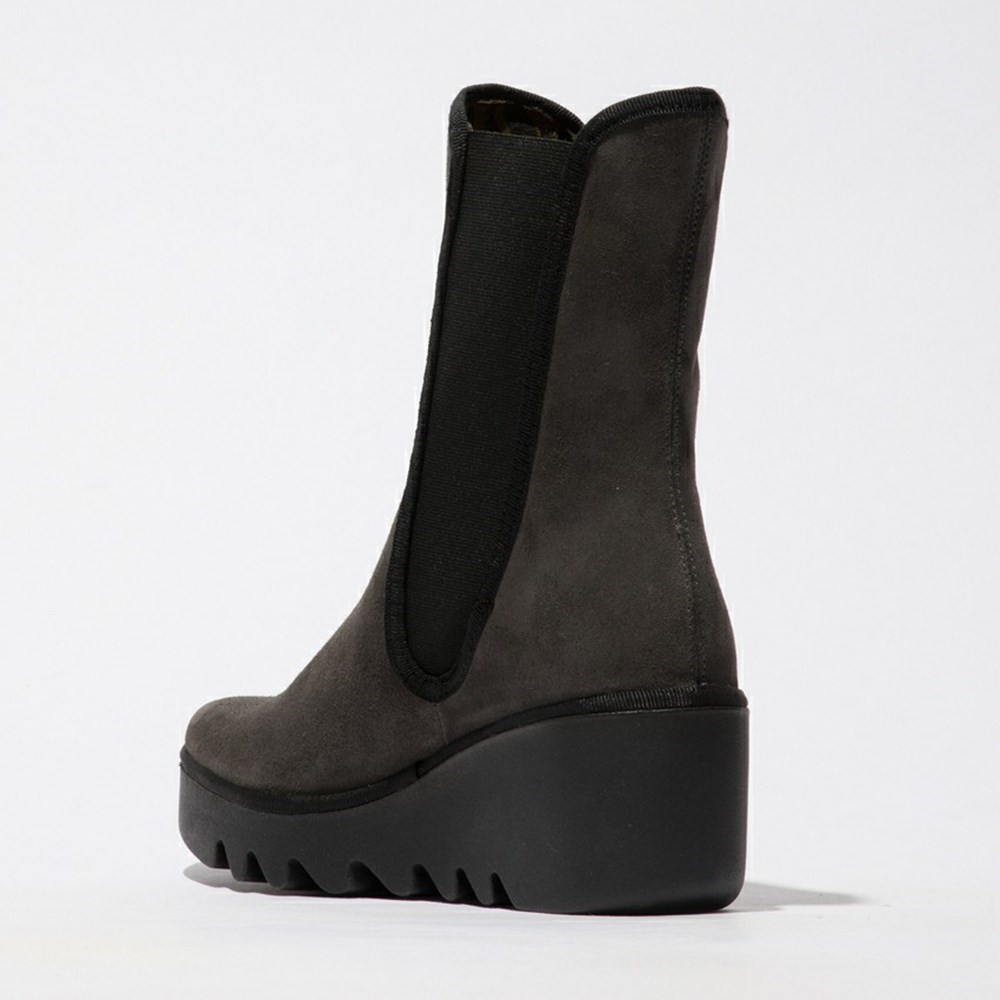 Brown Women's Fly London Byro395fly Ankle Boots | GRSV-53801