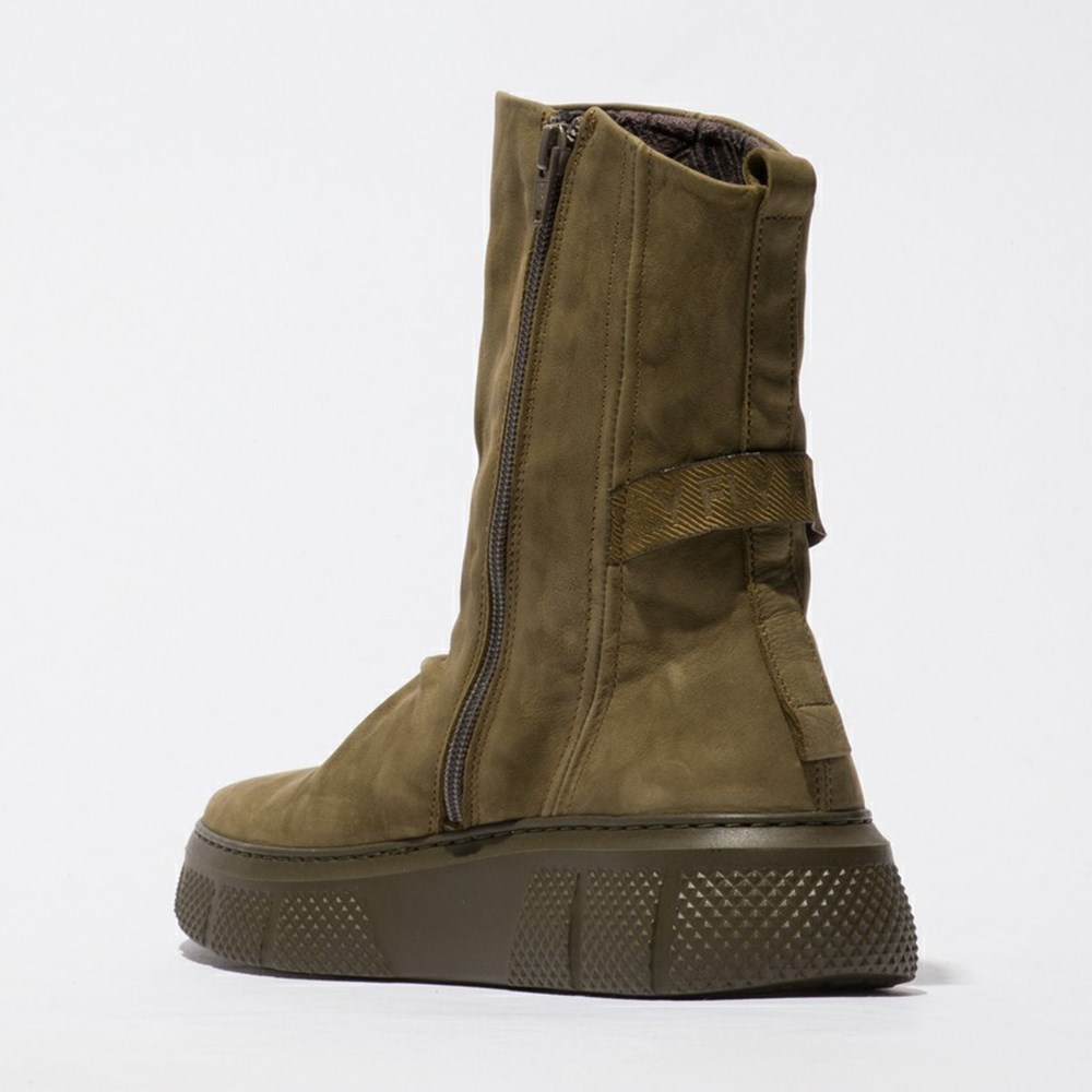 Brown Women's Fly London Esen485fly Ankle Boots | BNDM-65092