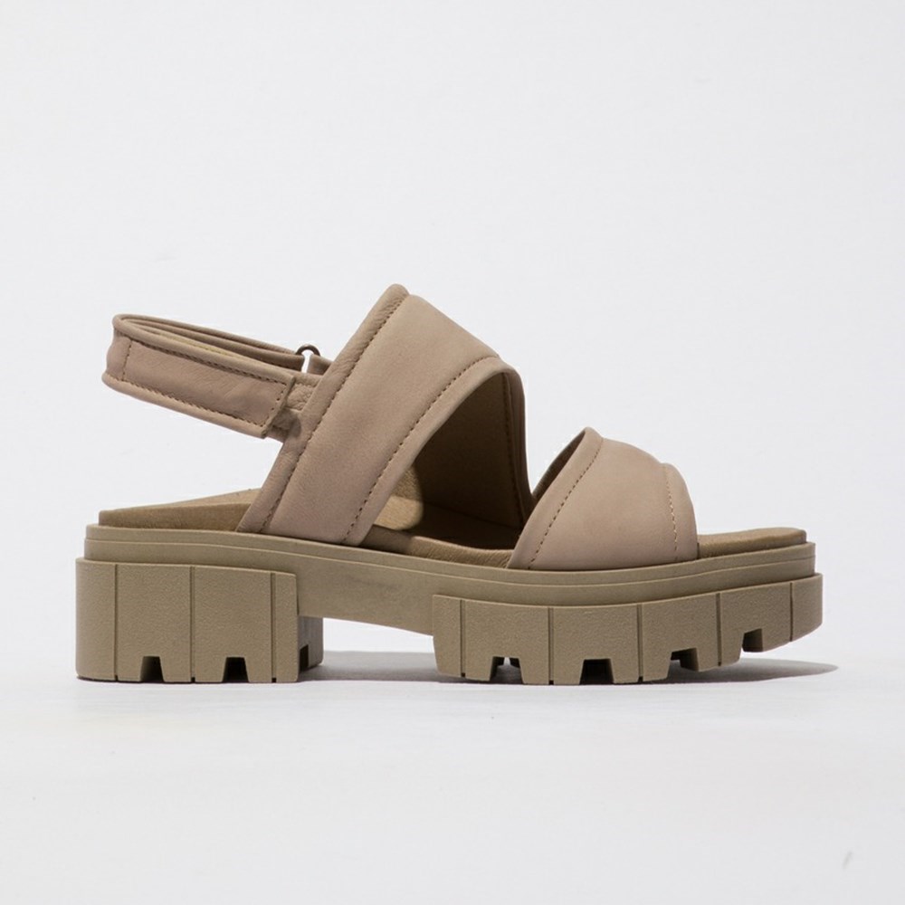 Brown Women\'s Fly London Jira865fly Sandals | DFUG-16379