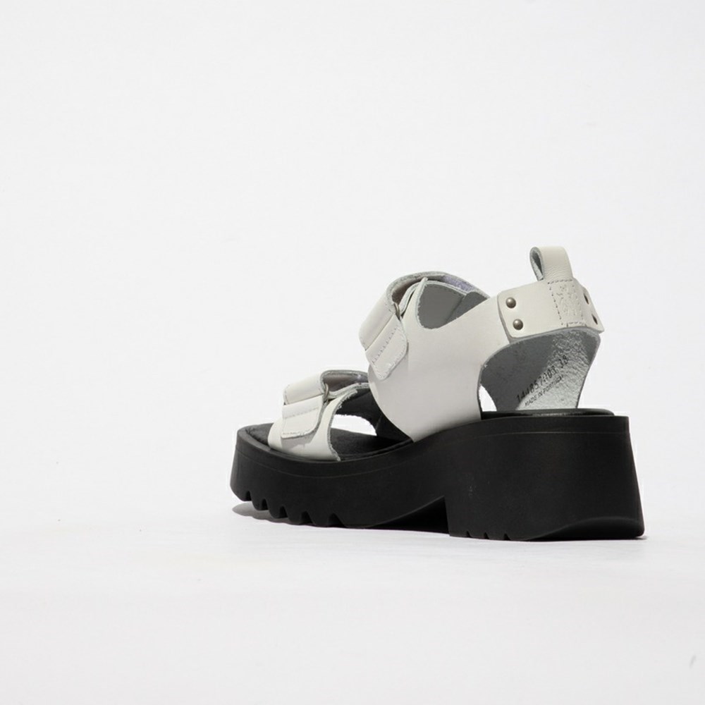 Brown Women's Fly London Meka857fly Sandals | RNYP-75213