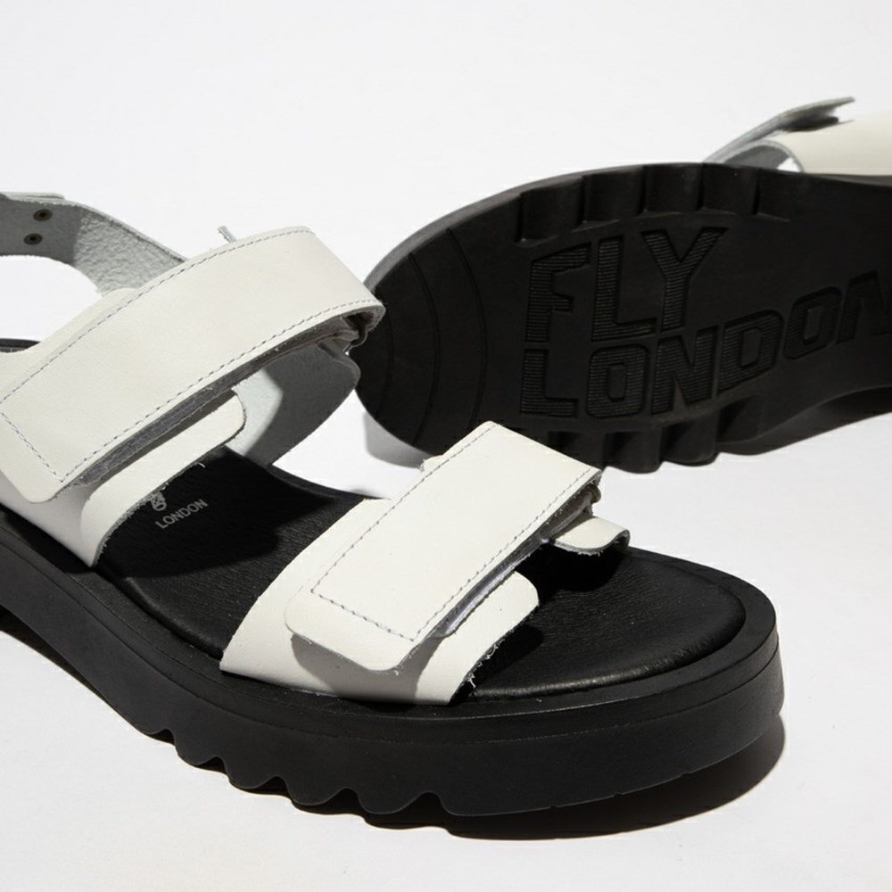 Brown Women's Fly London Meka857fly Sandals | RNYP-75213