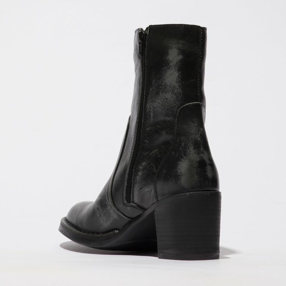 Dark Grey Women's Fly London Becy097fly Ankle Boots | MXOB-26548