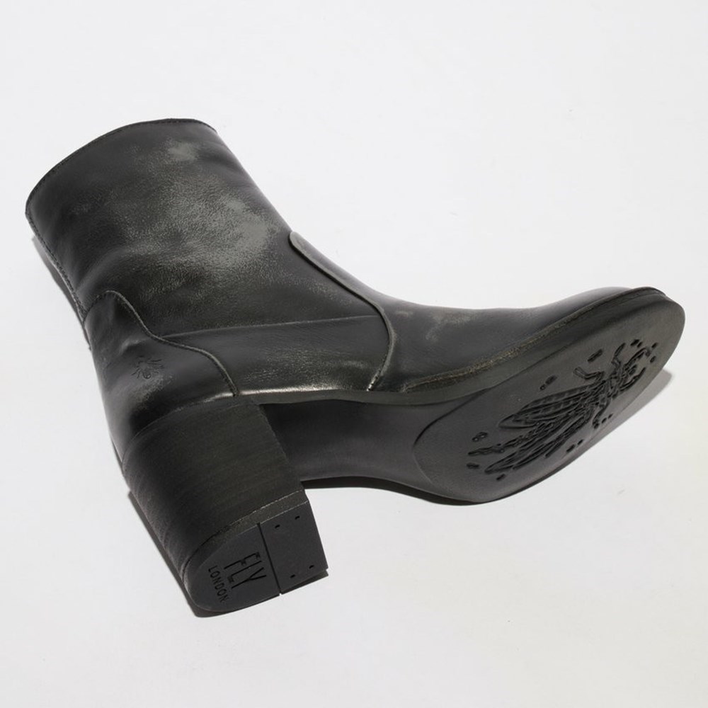 Dark Grey Women's Fly London Becy097fly Ankle Boots | MXOB-26548