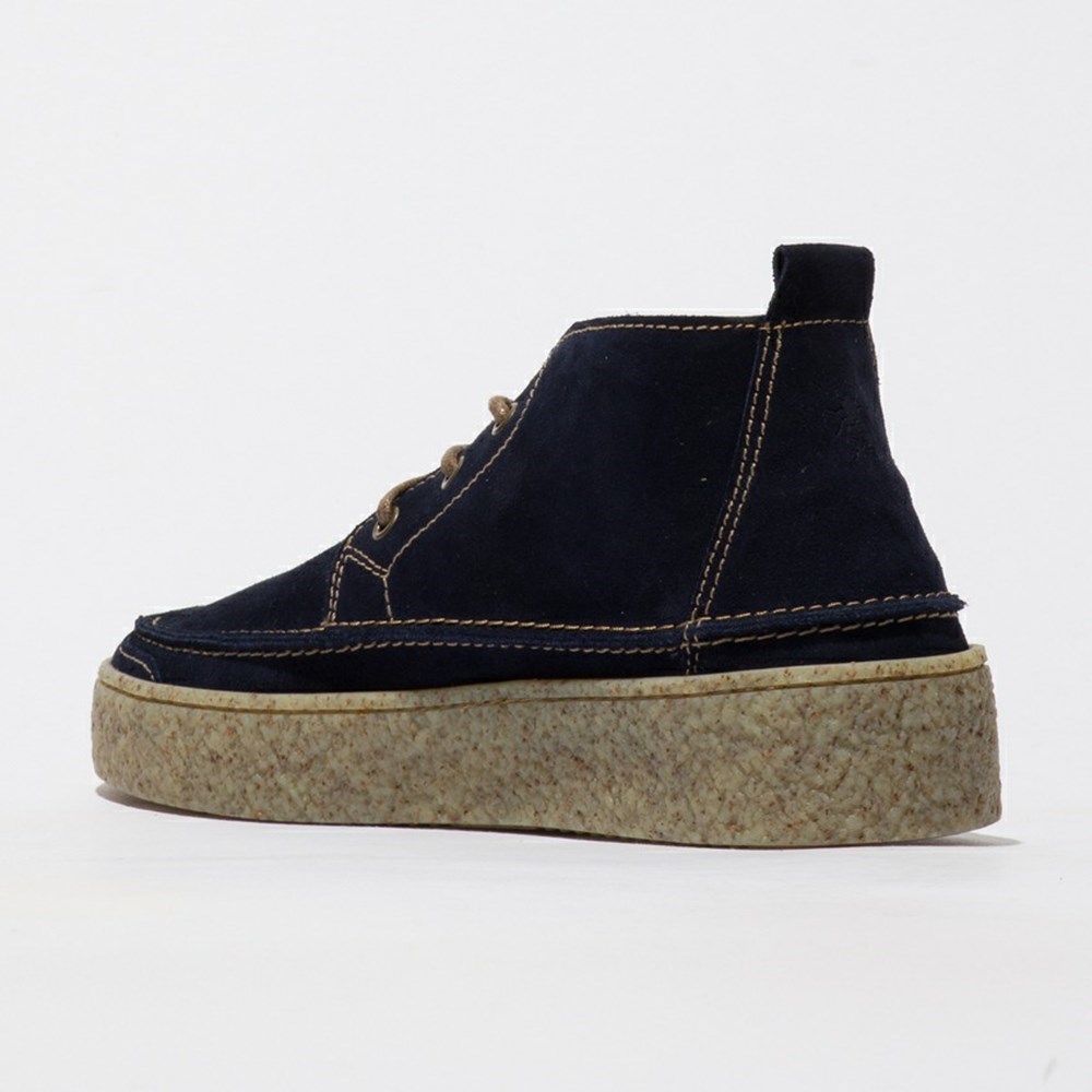 Navy Men's Fly London Roly518fly Casual Shoes | NRVS-79368